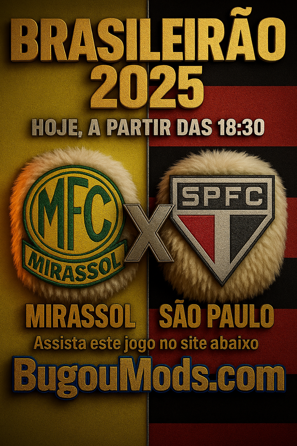 Pôster de Mirassol x São Paulo